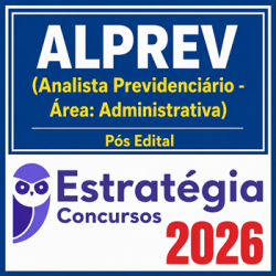 ALPREV (Analista Previdenciário - Área: Administrativa)  - 2026 (Pós-Edital) Estratégia