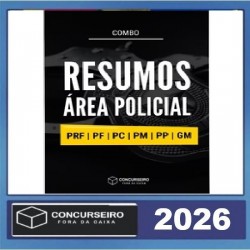 Combo - Área Policial Concurseiro Fora da Caixa 2026