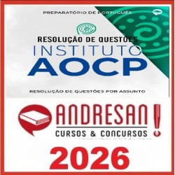 INSTITUTO AOCP - Português - Resolução de Questões