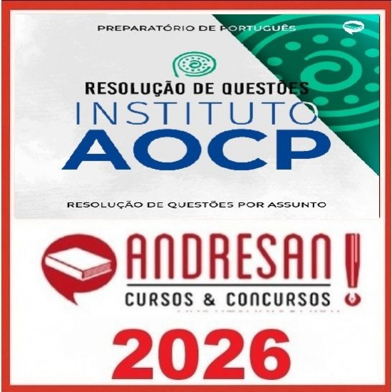 INSTITUTO AOCP - Português - Resolução de Questões