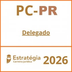 PC-PR (Delegado) Pacote Teórico - 2026 - Estratégia