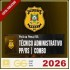 Polícia Penal RS Técnico Administrativo PP/RS | COMBO GG Concursos Pós Edital 2026