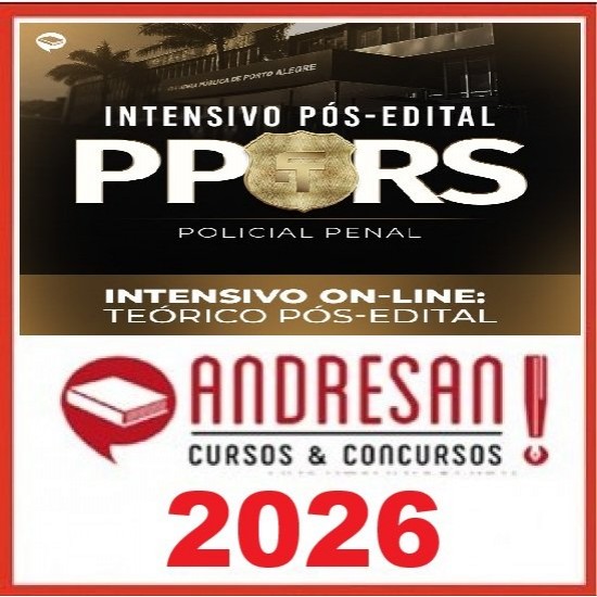 PP-RS - Intensivo Pós-edital - Policial Penal Andresan 2026