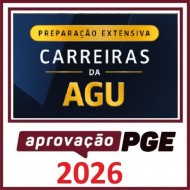 Preparação Extensiva Carreiras da AGU APROVAÇÃO PGE 2026