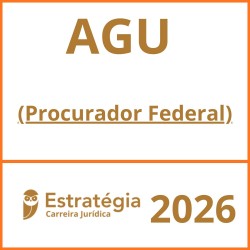 AGU (Procurador Federal) Estratégia  - 2026