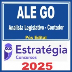 ALE GO (Analista Legislativo – Contador) Pós Edital – Estratégia 2025