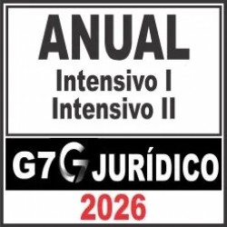 Anual (Intensivo I + Intensivo II) G7 Jurídico 2026