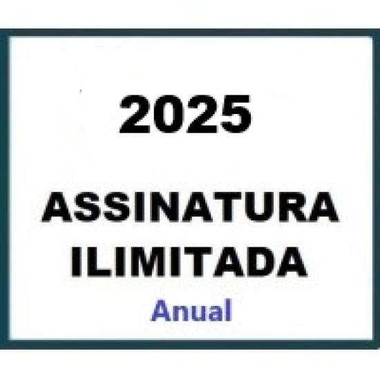 ASSINATURA TOTAL DE TODOS OS CURSOS 2025
