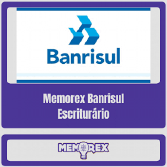 Memorex Banrisul (Escriturário) PENSAR CONCURSOS 2025
