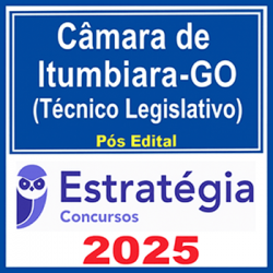 Câmara de Itumbiara-GO (Técnico Legislativo) Pacote - 2025 (Pós-Edital)