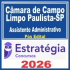 Câmara de Campo Limpo Paulista SP (Assistente Administrativo) Pós Edital – Estratégia 2026
