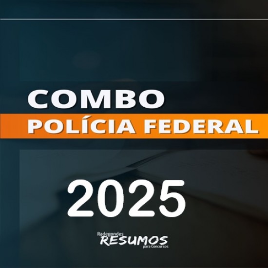 Combo Polícia Federal Radegondes Resumos 2025
