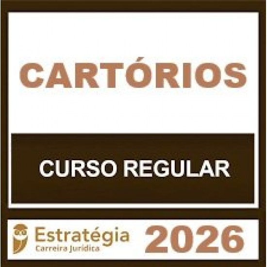 Cartórios - Estratégia (Regular) 2026