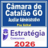 Câmara de Catalão GO (Auxiliar Administrativo) Pós Edital – Estratégia 2026