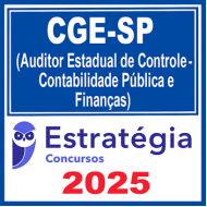 CGE-SP (Auditor Estadual de Controle - Contabilidade Pública e Finanças) - 2025 (Pós-Edital) Estratégia