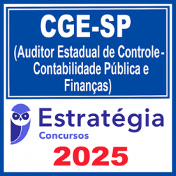 CGE-SP (Auditor Estadual de Controle - Contabilidade Pública e Finanças) - 2025 (Pós-Edital) Estratégia