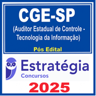 CGE-SP (Auditor Estadual de Controle - Tecnologia da Informação) - 2025 (Pós-Edital) Estratégia