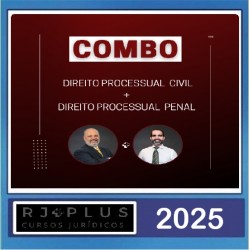 Combo: Processual Civil + Processual Penal RJ Plus 2025