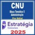 CNU (Bloco Temático 5 – Administração) Pós Edital – Estratégia 2025