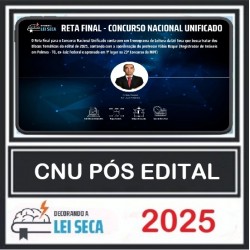 Reta Final - Bloco Temático nº 1 (CNU 2025) Decorando a Lei Seca Pós Edital