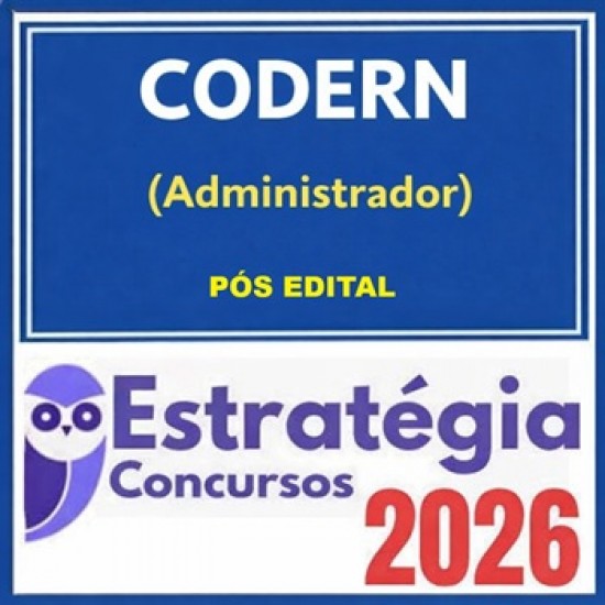 CODERN (Administrador) 2026 (Pós Edital) Estratégia