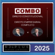 Combo de Direito Constitucional + Direito Empresarial RJ Plus 2025