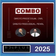 Combo: Processual Civil + Processual Penal RJ Plus 2025