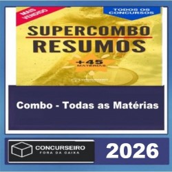 Combo - Todas as Matérias Concurseiro Fora da Caixa 2026 - Nova Atualização