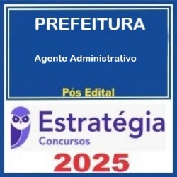 Prefeitura de Barra do Corda-MA (Agente Administrativo) Pacote - 2025 (Pós-Edital) Estratégia