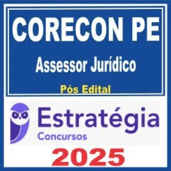 CORECON PE (Assessor Jurídico) Pós Edital – Estratégia 2025