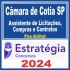 Câmara de Cotia SP (Assistente de Licitações, Compras e Contratos) Pós Edital – Estratégia 2024