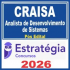 CRAISA (Analista de Desenvolvimento de Sistemas) Pós Edital – Estratégia 2026