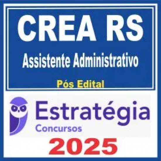 CREA RS (Assistente Administrativo) Pós Edital – Estratégia 2025