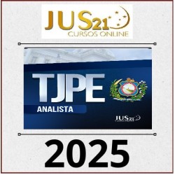 CURSO PREPARATÓRIO PARA ANALISTA DO TJPE - PRÉ EDITAL - TURMA REGULAR 2025 JUS 21