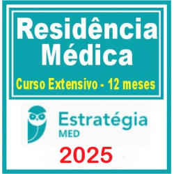 Curso Extensivo Residência Médica - 12 meses Estratégia 2025