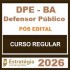 DPE-BA (Defensor Público) Estratégia - 2026 (Pós-Edital)