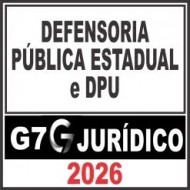 Defensoria Pública Estadual e Federal e DPU – G7 Jurídico 2026