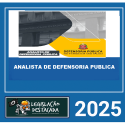 DPE SP (ANALISTA) LEGISLAÇÃO DESTACADA 2025