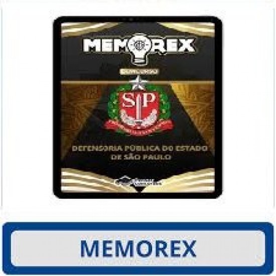 Memorex DPE SP Analista de Defensoria Pública Pensar Concursos 2025