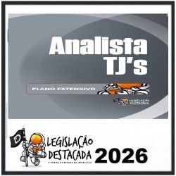 Extensivo Analista TJ's - Ed. 13 - 2026 Legislação Destacada