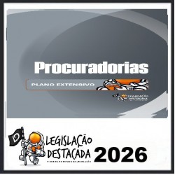 Extensivo Procuradorias - Ed. 10 - 2026 Legislação Destacada