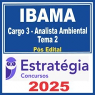 IBAMA (Cargo 3: Analista Ambiental – Tema 2: Manejo, Conservação e Reabilitação da Fauna Silvestre) Pós Edital – Estratégia 2025