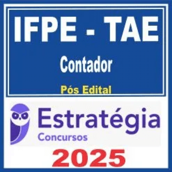 IFPE – TAE (Contador) Pós Edital – Estratégia 2025