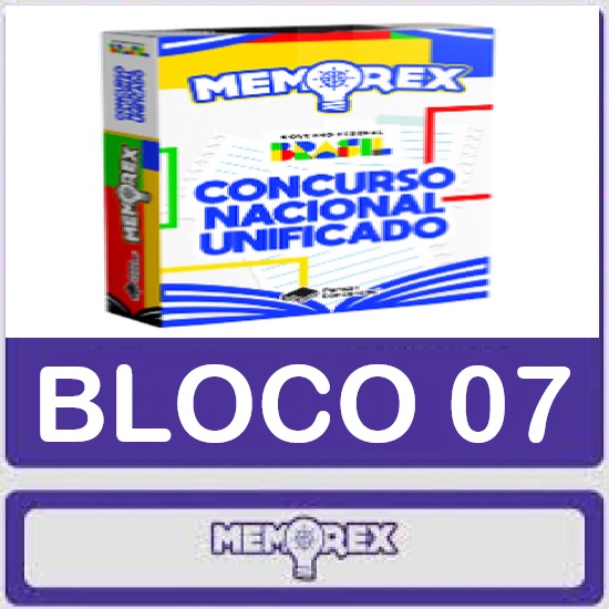 MEMOREX CNU - BLOCO 07 Gestão Governamental e Administração Pública Pensar Concursos PÓS EDITAL