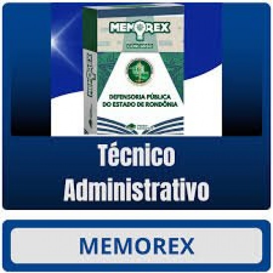 Memorex DPE RO (Técnico Administrativo) PENSAR CONCURSOS 2025