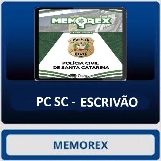 Memorex PC SC ESCRIVÃO PÓS EDITAL 2026