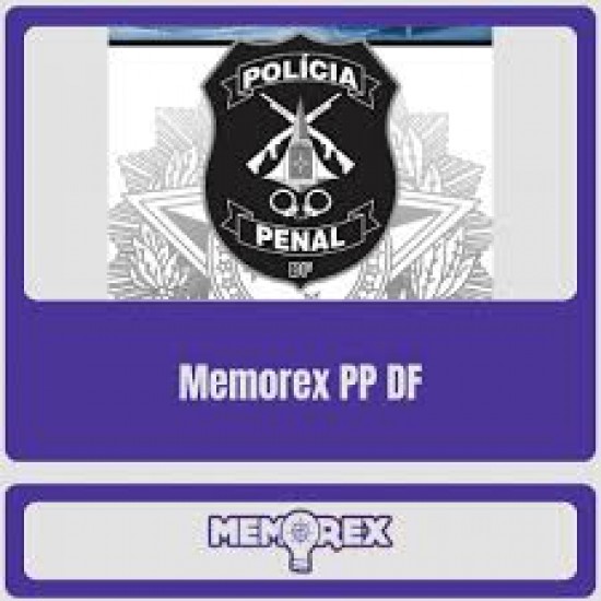 Memorex PP DF PENSAR CONCURSOS 2025