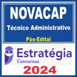 NOVACAP (TÉCNICO ADMINISTRATIVO) PÓS EDITAL – ESTRATÉGIA 2024