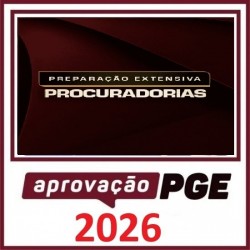 Preparação Extensiva Procuradorias APROVAÇÃO PGE 2026