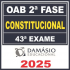 OAB 2ª Fase 43ª Exame (Constitucional) Damásio 2025